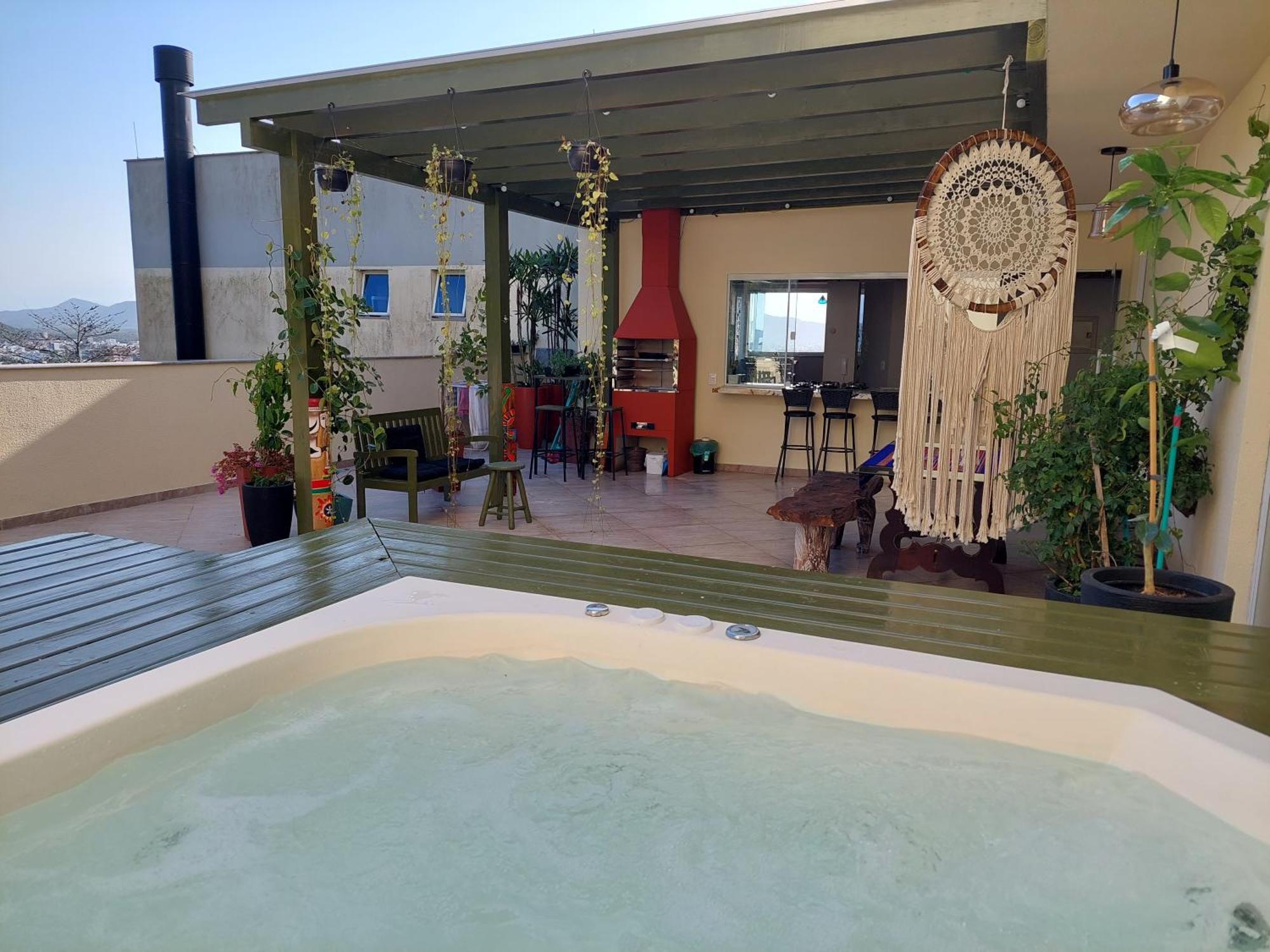 Jurere Cobertura 400M Do Mar Vista Linda Lägenhet Florianópolis Exteriör bild
