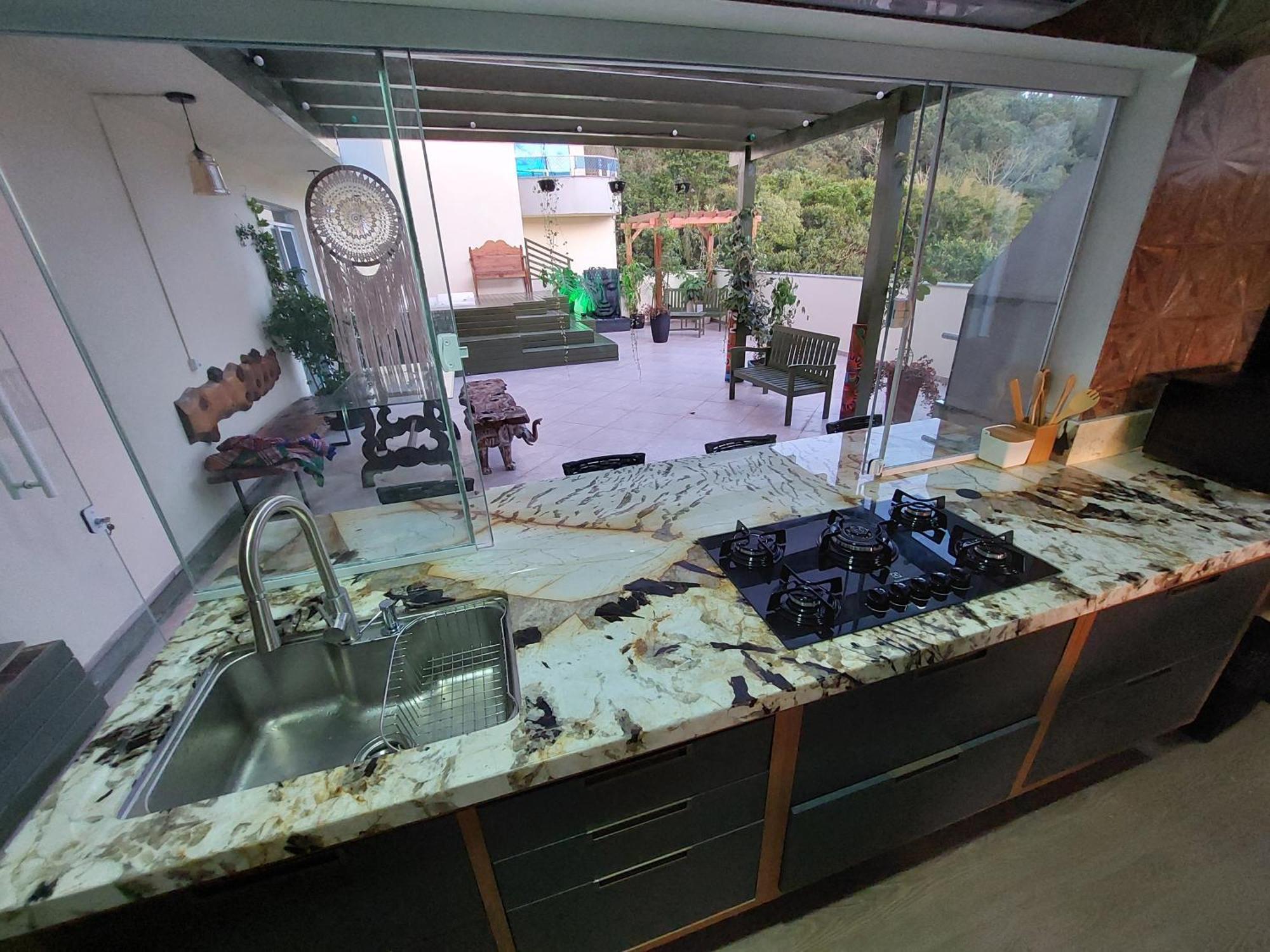 Jurere Cobertura 400M Do Mar Vista Linda Lägenhet Florianópolis Exteriör bild