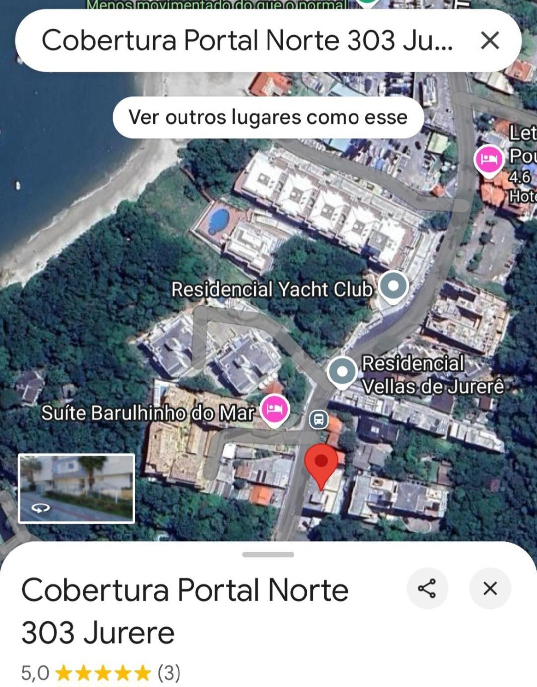 Jurere Cobertura 400M Do Mar Vista Linda Lägenhet Florianópolis Exteriör bild